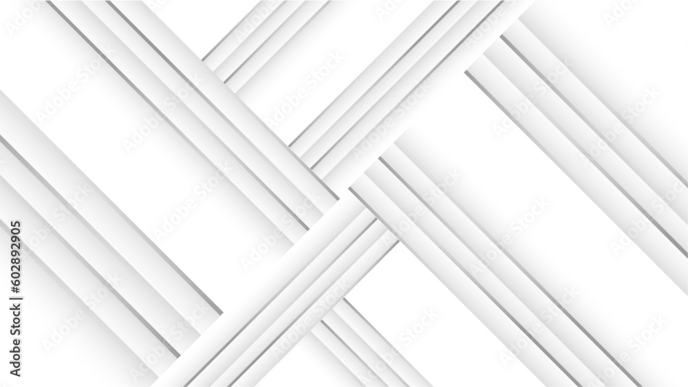 Obraz premium background with lines pattern white grey abstract geometric backdrop design