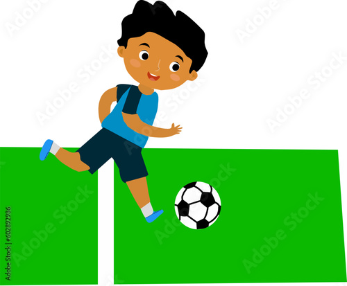 a player is dribbling the ball to score a goal