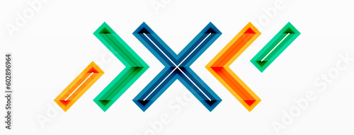 Minimal geometric background cross line. Design for wallpaper, banner, background, landing page, wall art, invitation, prints, posters