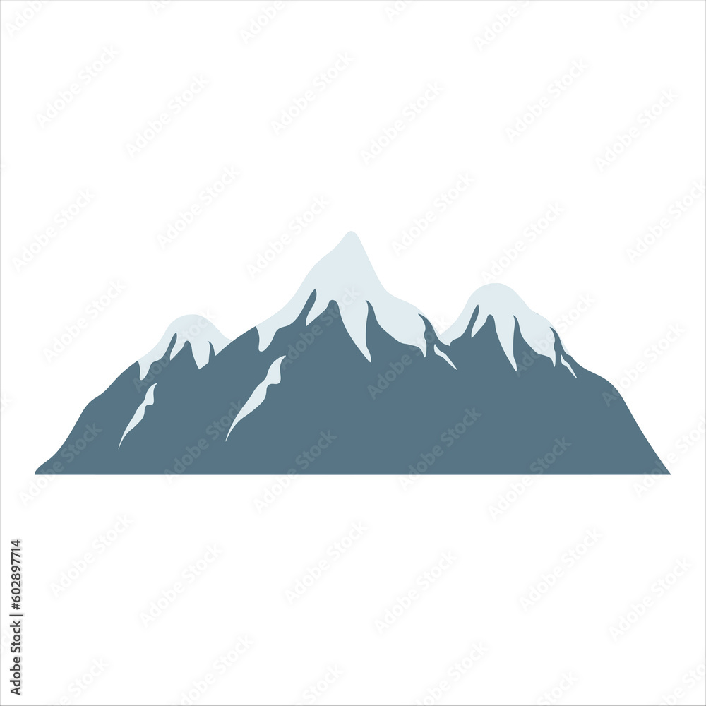 Mountain Nature Illustration