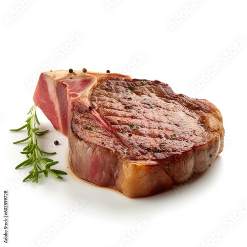 Porterhouse Steak a combination of Tenderloin. Generative AI