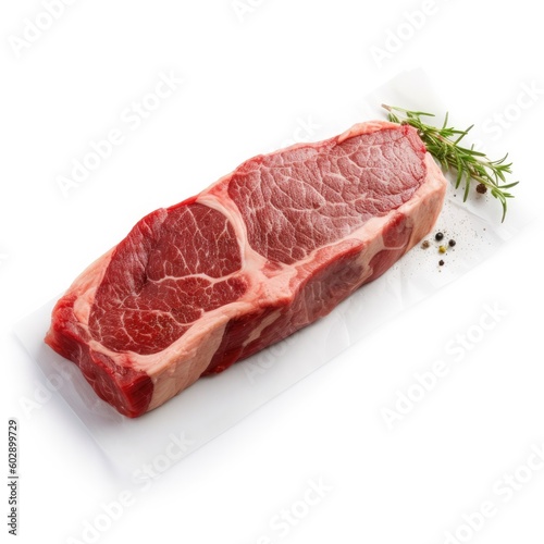 New York Strip Steak Top Loin Steak. Generative AI