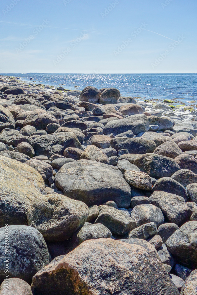 Landscape in the archipelago in Finland in spring