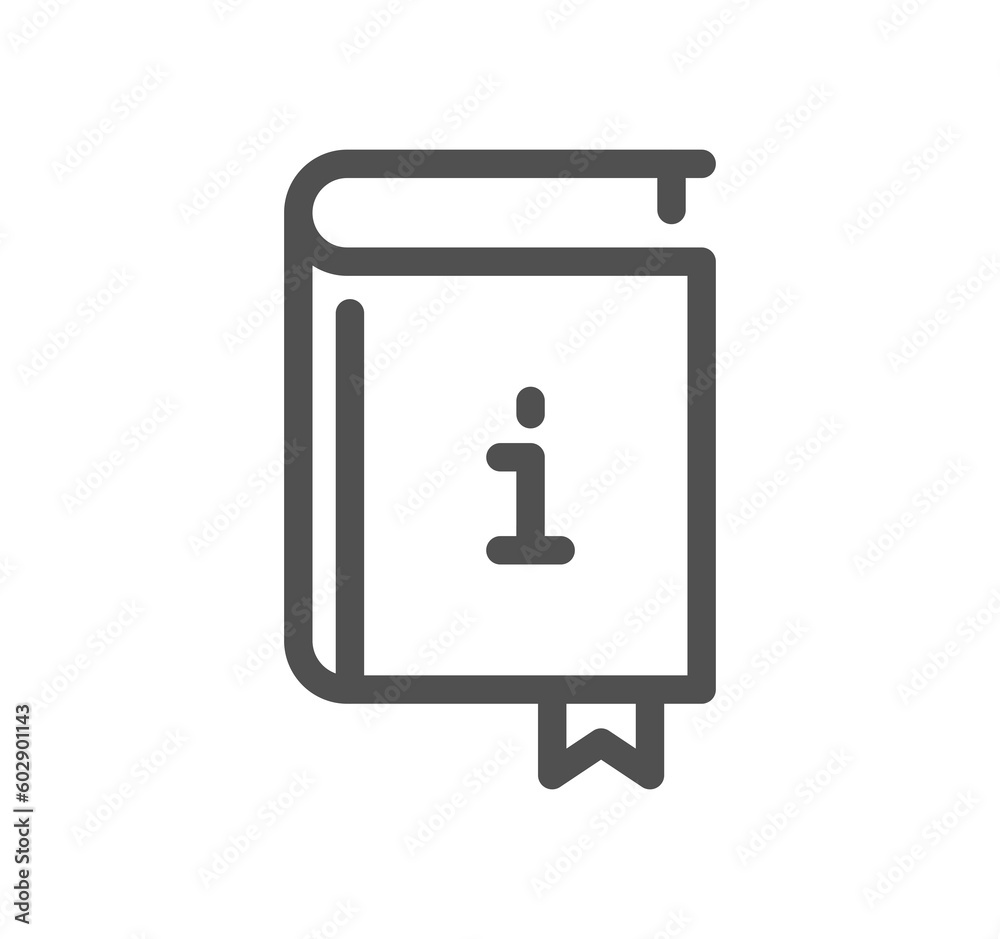 Info and help desk related icon outline and linear symbol. Info and help desk related icon outline and linear symbol.