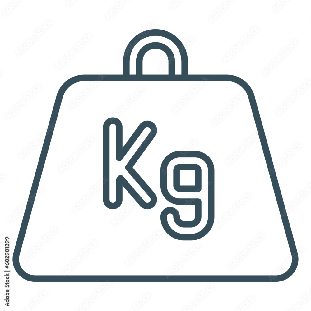 Iron weight object icon with the inscription Kg Iron weight object icon with the inscription Kg