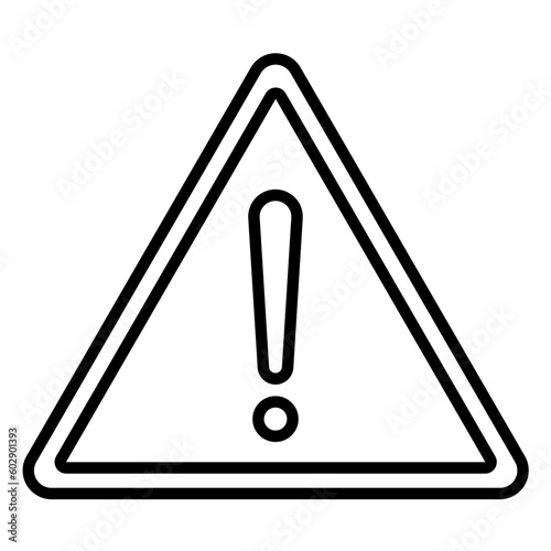 Caution icon to inform of danger and to be careful