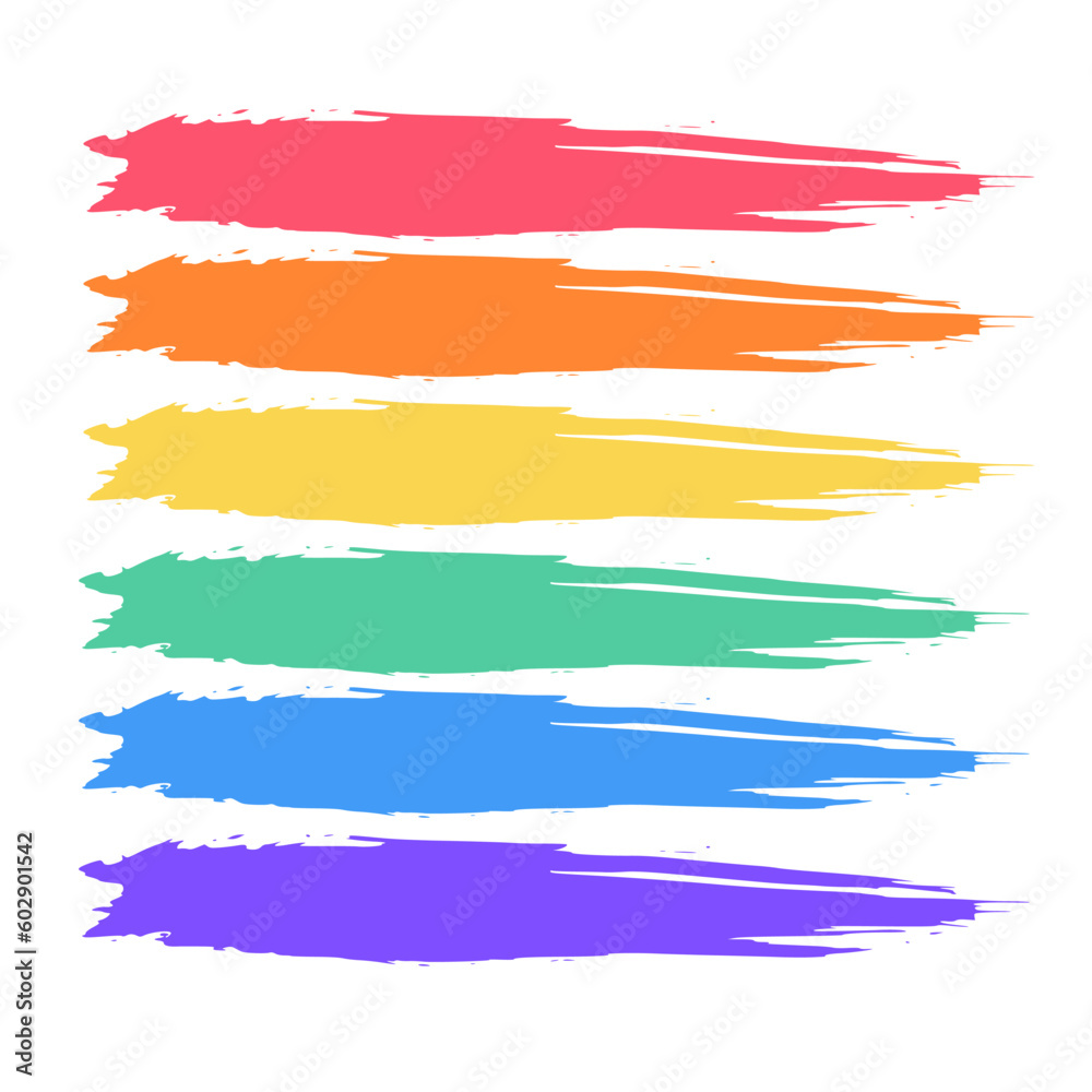 Rainbow pride LGBT flag - paint style. Lesbian, Gay, Bisexual and Transgender rights Rainbow pride LGBT flag - paint style. Lesbian, Gay, Bisexual and Transgender rights