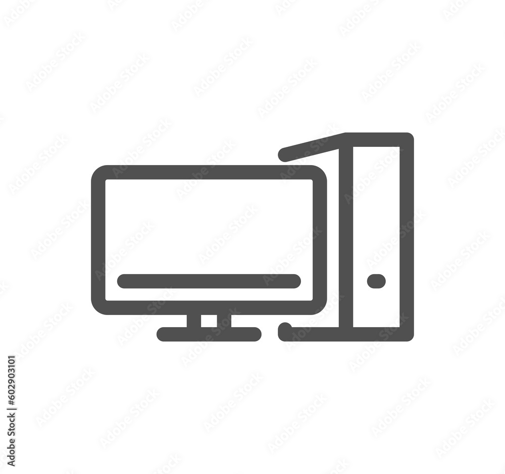Personal devices related icon outline and linear symbol. Personal devices related icon outline and linear symbol.
