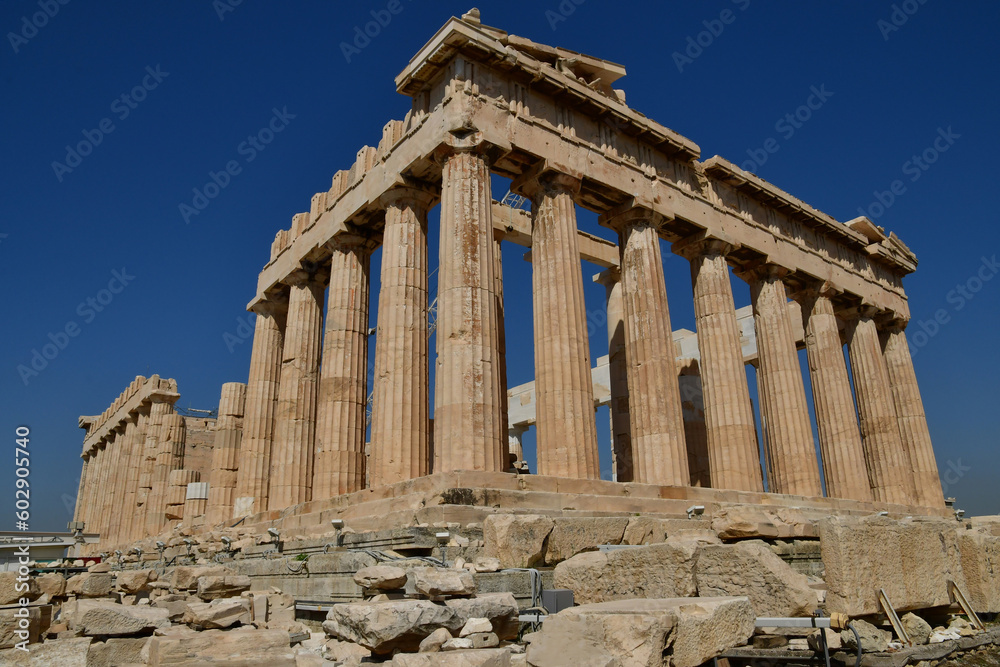 Athens; Greece - august 29 2022 : Acropolis