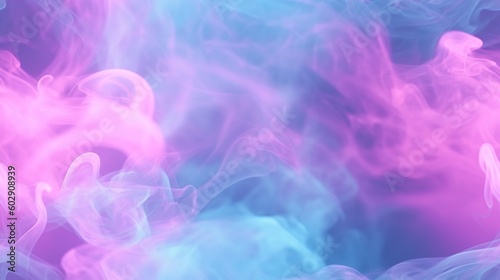 Rauch, Dampf, Kachel, Kacheln, Kachelbar, Tileable, Tile, Nebel, Magischer Nebel, Pink, Blau Farbpartikel Textur malen abstrakter Hintergrund, generative AI