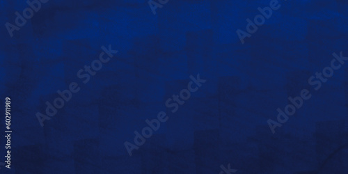 Abstract background with blur blue texture fabric . elegant dark emerald blue background with black shadow border and fabric grunge texture design close up . 