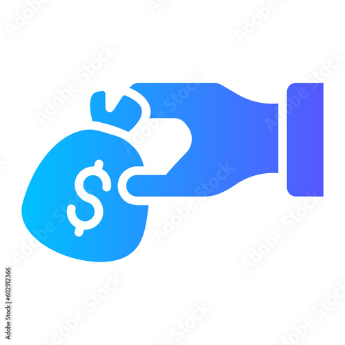 almsgiving Gradient icon