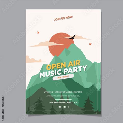 Music promotion poster