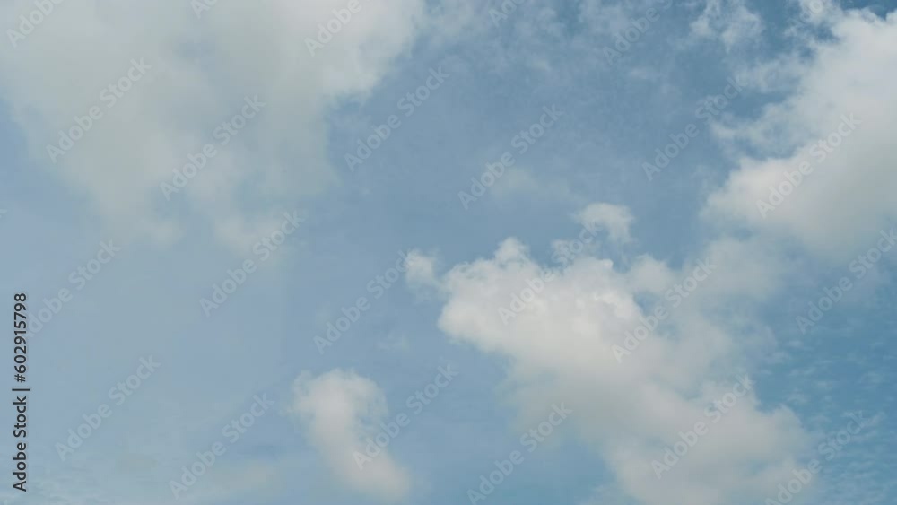 Timelapse of beautiful blue sky and white cloud with 4k resolution. The environment in the natural world. Timelapse of beautiful blue sky and white cloud with 4k resolution. The environment in the natural world.