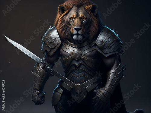 A King Amongst Men The Lion in Armour Reigns Supreme © Saad