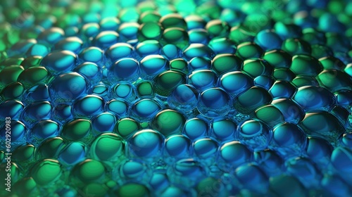 Abstract bubbles background made iwth generative ai