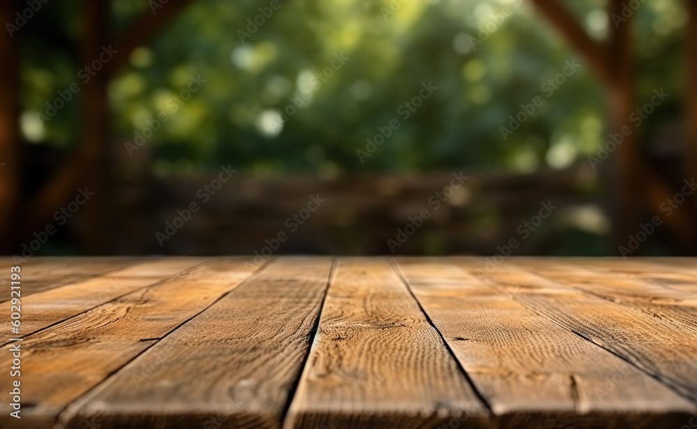 Wooden deck backyard beach generative ai Wooden deck backyard beach generative ai