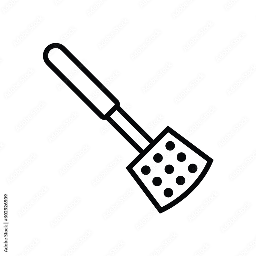 spatula, icon, vector, illustration, design, logo, template, flat, collection