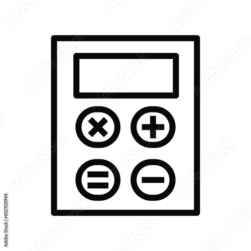 calculator ,icon, vector, illustration, design, template, flat, style