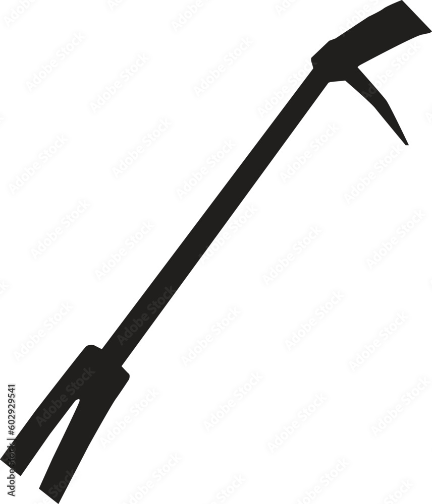 custom made wallpaper toronto digitalfirefighter halligan bar icon. halligans bar part of firefighter sign. flat style.