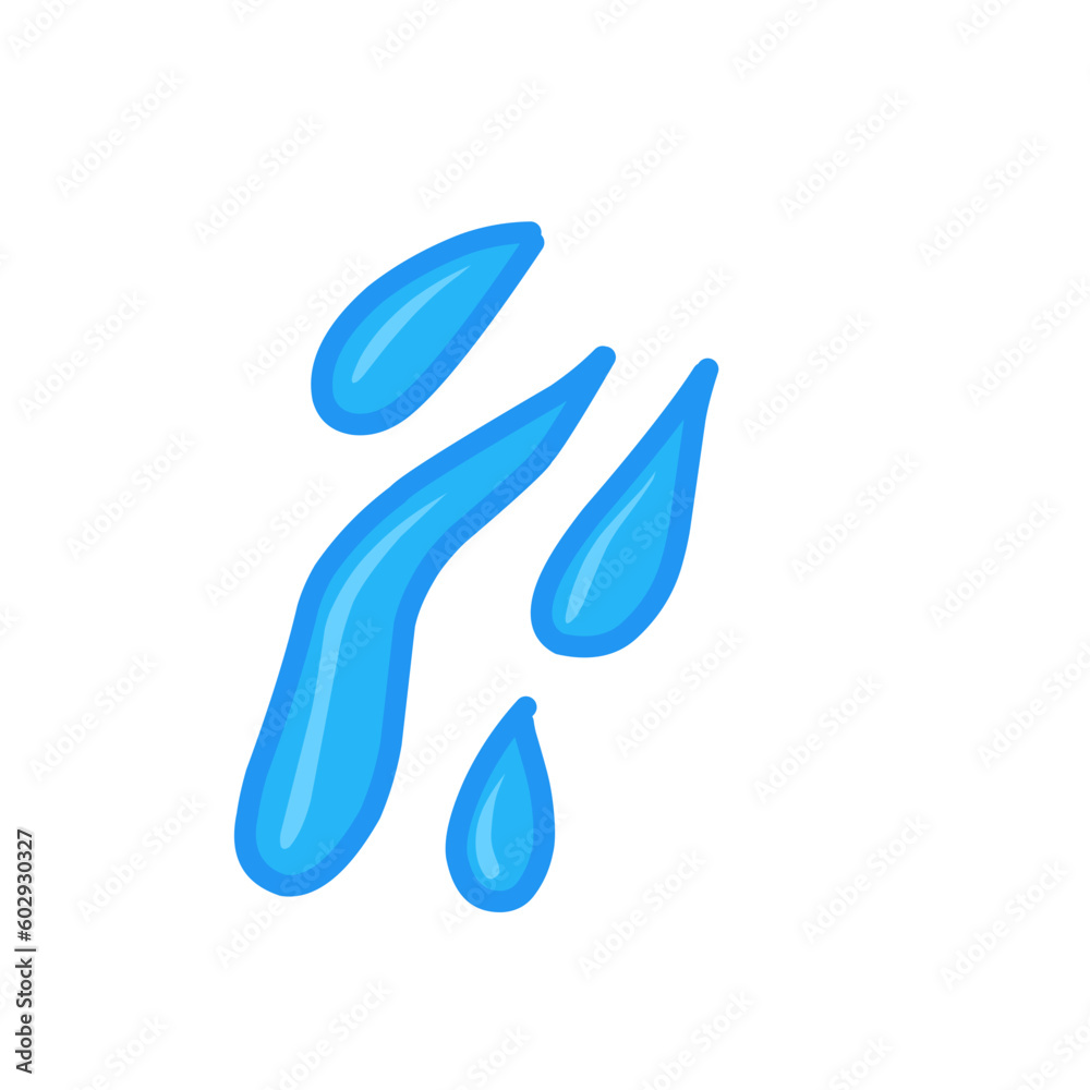 Water Drop Icon elements Water Drop Icon elements
