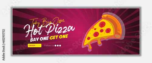 pizza cover design and poster design and fast food cover design