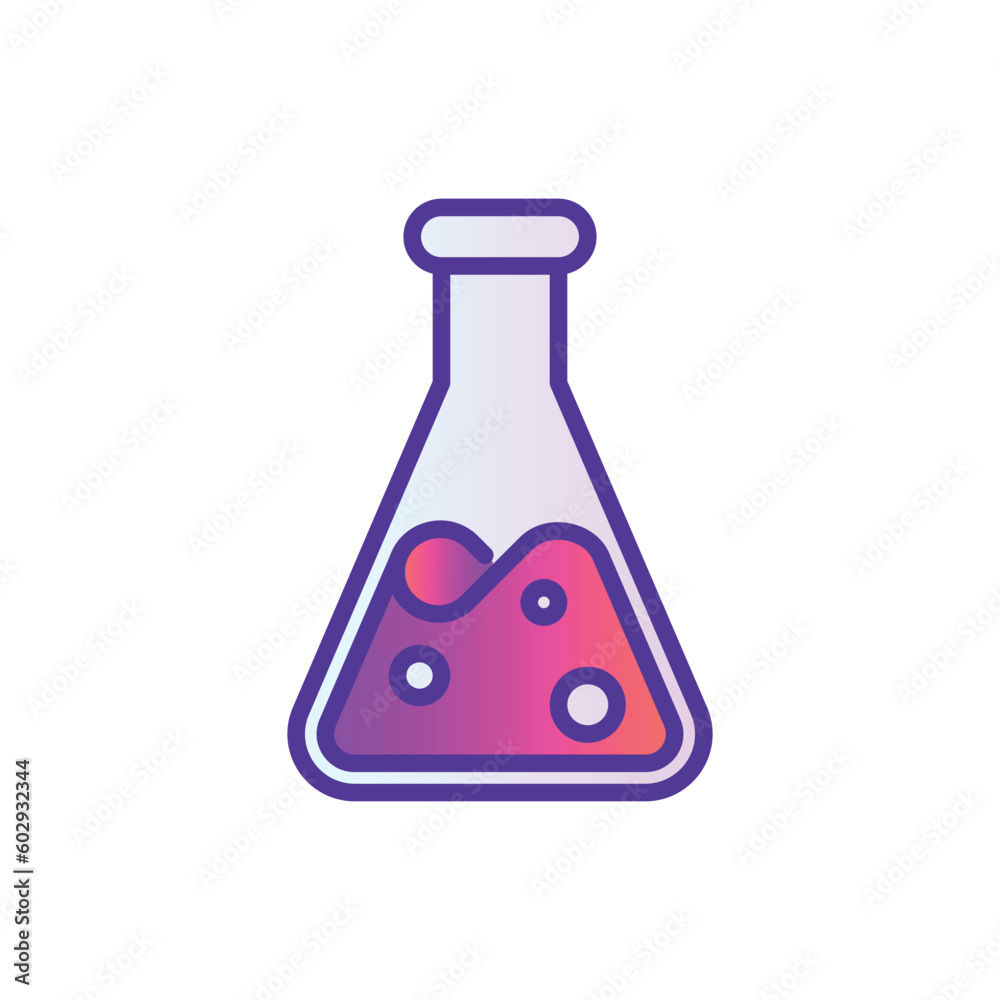 Test tube thin line icon. Symbol of laboratory. Modern vector illustration. Test tube thin line icon. Symbol of laboratory. Modern vector illustration.