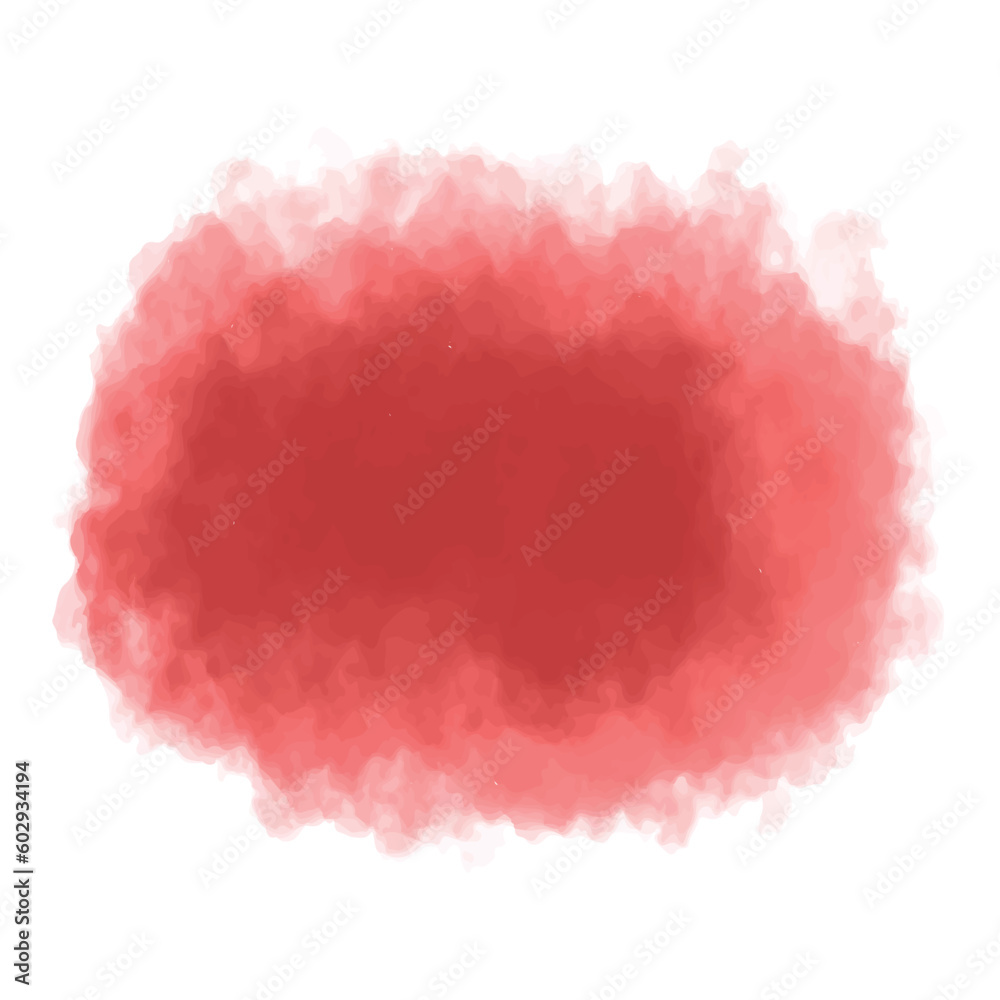 Abstract red splash watercolor background