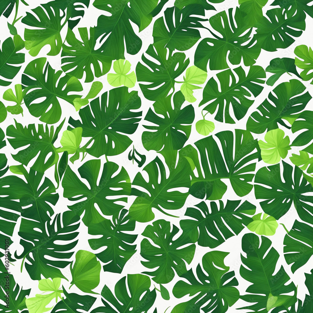 green leaves background leaves on white background