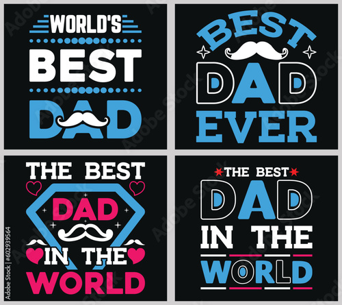 Father's day bundle t-shirt design.