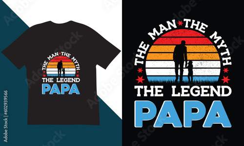 Father's day t-shirt design.