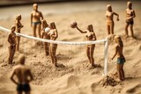 Volleyball, beach summer sport toy (Ai generated)