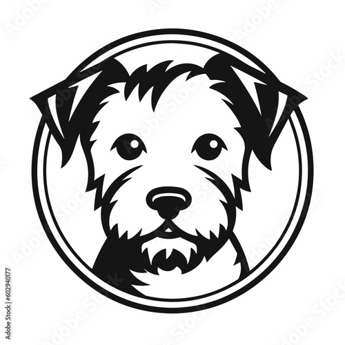 Cute Dog Minimalist Logo