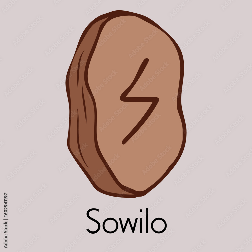 Rune Sowilo.Ancient Scandinavian runes.Runes senior futarka.Magic ...