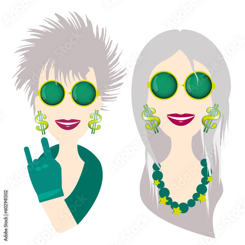 older woman with silver-hair and glasses