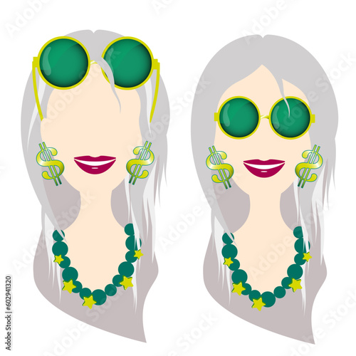 older woman with silver-hair and glasses