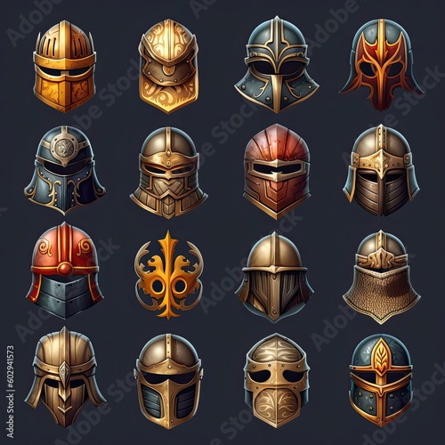 war helmet medieval ai generated