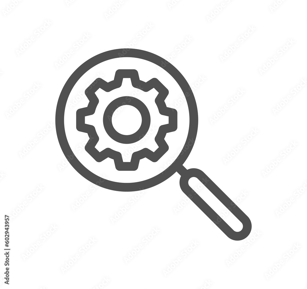 Gear related icon outline and linear symbol.
Gear related icon outline and linear symbol.