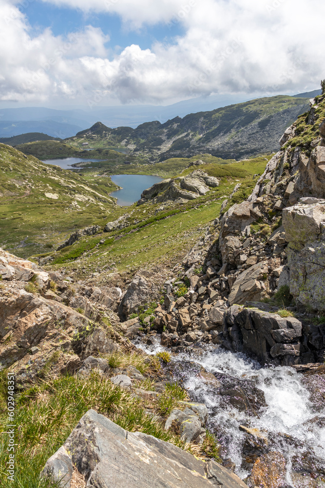 Landscape of Rila Mountain around The Seven Rila Lakes, Bulgaria Landscape of Rila Mountain around The Seven Rila Lakes, Bulgaria