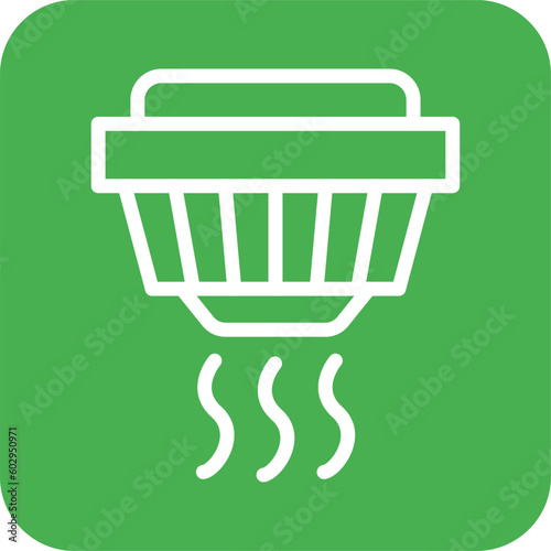 Smoke detector Vector Icon Design Illustration