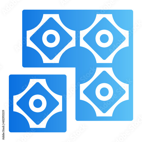ceramics gradient icon