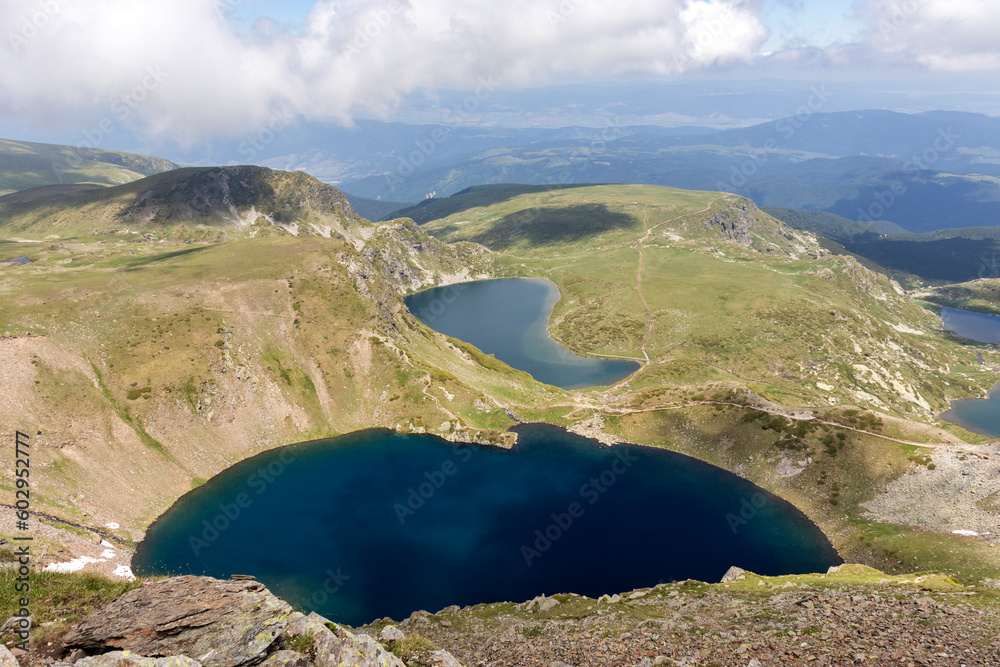 Landscape of Rila Mountain around The Seven Rila Lakes, Bulgaria
