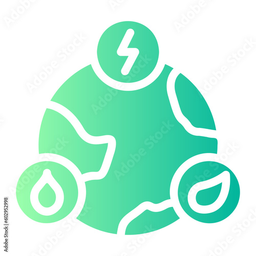 natural resources gradient icon