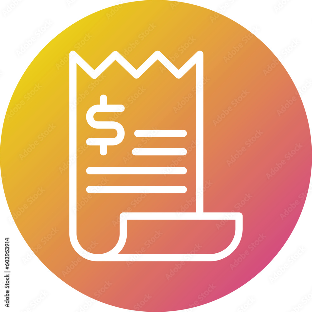 Bill Vector Icon Design Illustration Bill Vector Icon Design Illustration