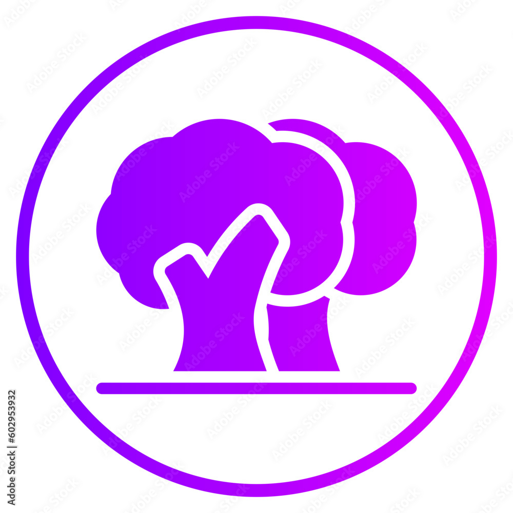 forest gradient icon forest gradient icon