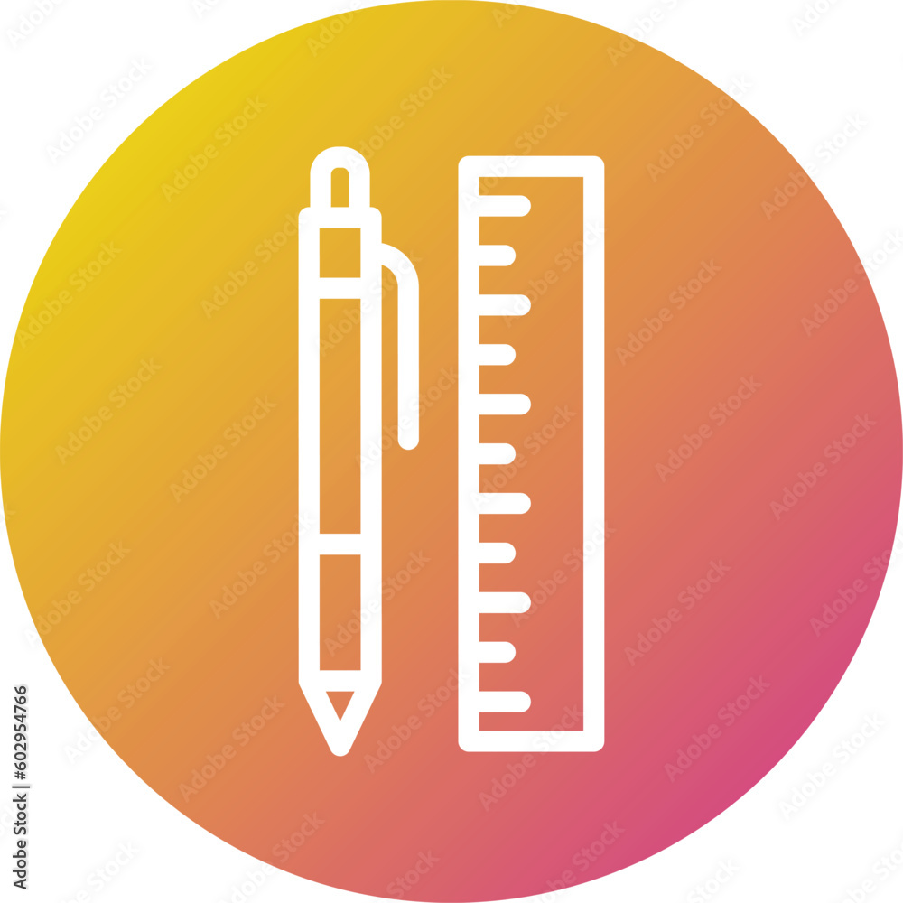 Stationery Vector Icon Design Illustration Stationery Vector Icon Design Illustration