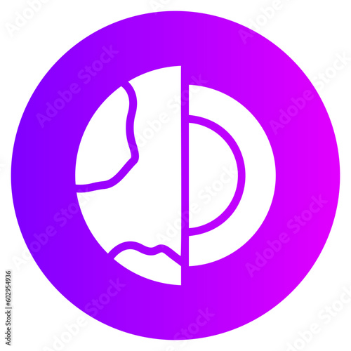 geotermic gradient icon photo