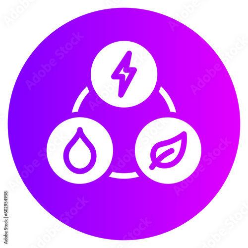 natural resources gradient icon