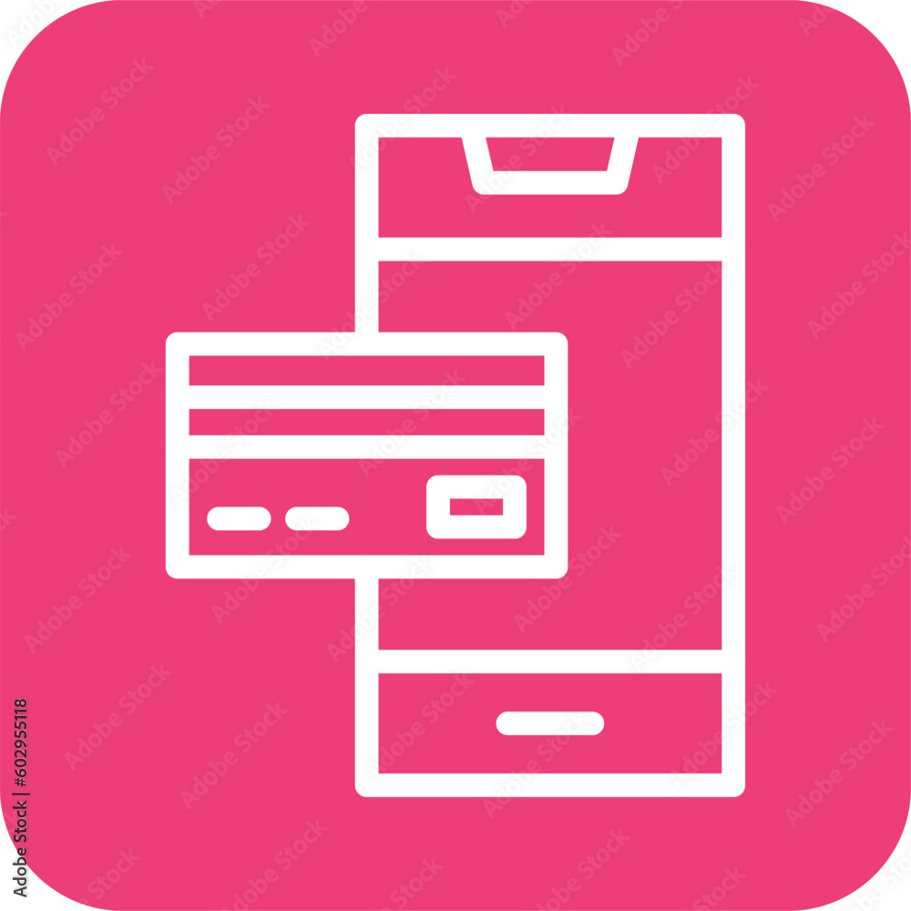 Mobile banking Vector Icon Design Illustration Mobile banking Vector Icon Design Illustration