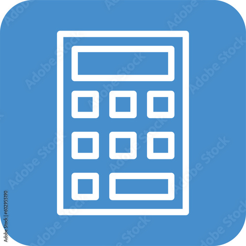 Calculator Vector Icon Design Illustration